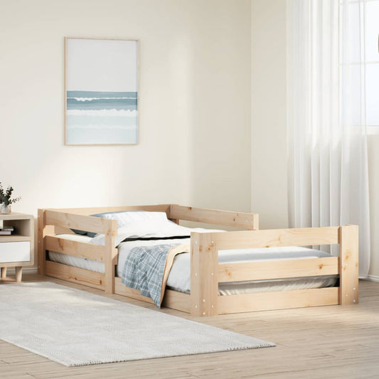 Bedframe zonder matras massief grenenhout 90x190 cm Bedden & bedframes | Creëer jouw Trendy Thuis | Gratis bezorgd & Retour | Trendy.nl