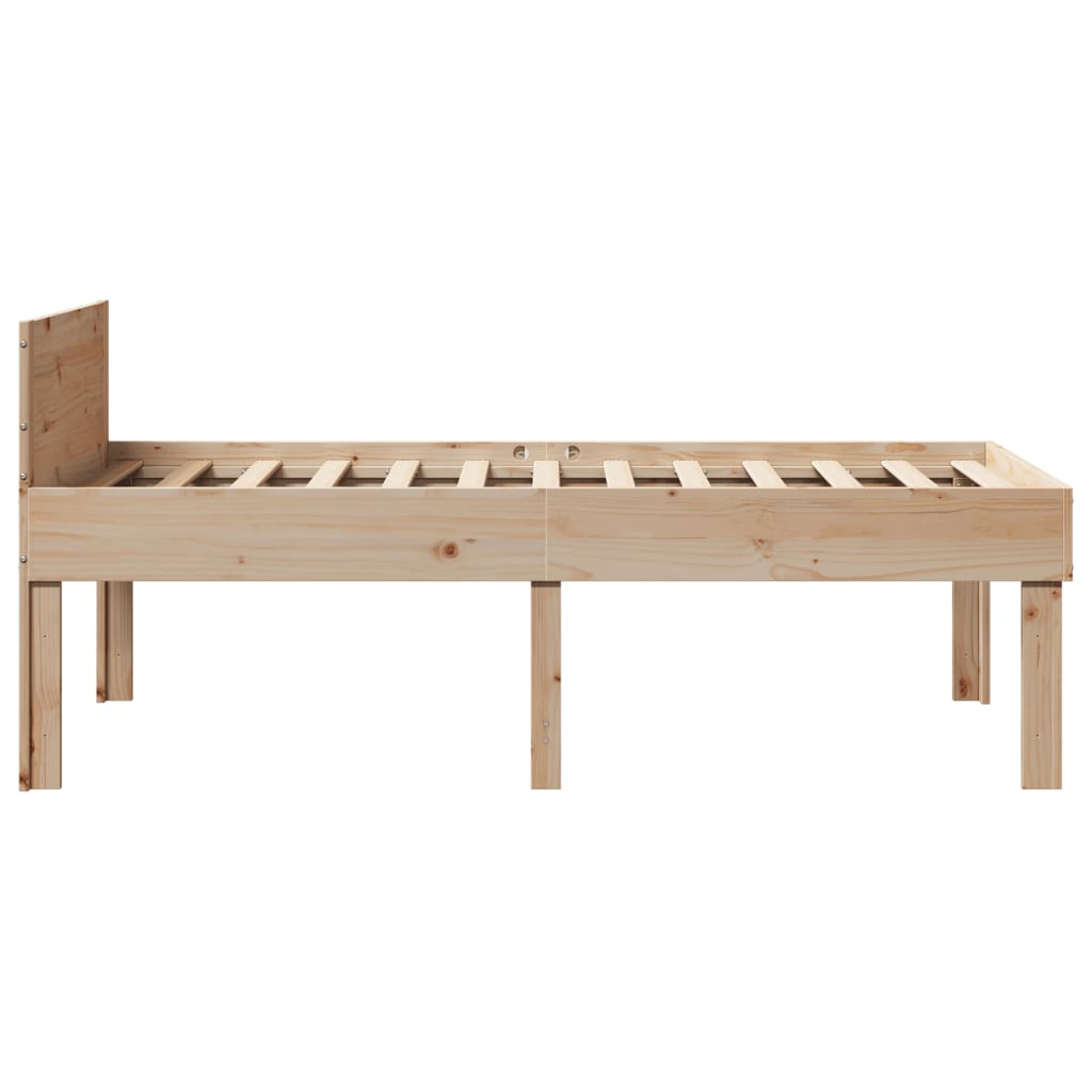 Bedframe zonder matras massief grenenhout 90x190 cm Bedden & bedframes | Creëer jouw Trendy Thuis | Gratis bezorgd & Retour | Trendy.nl