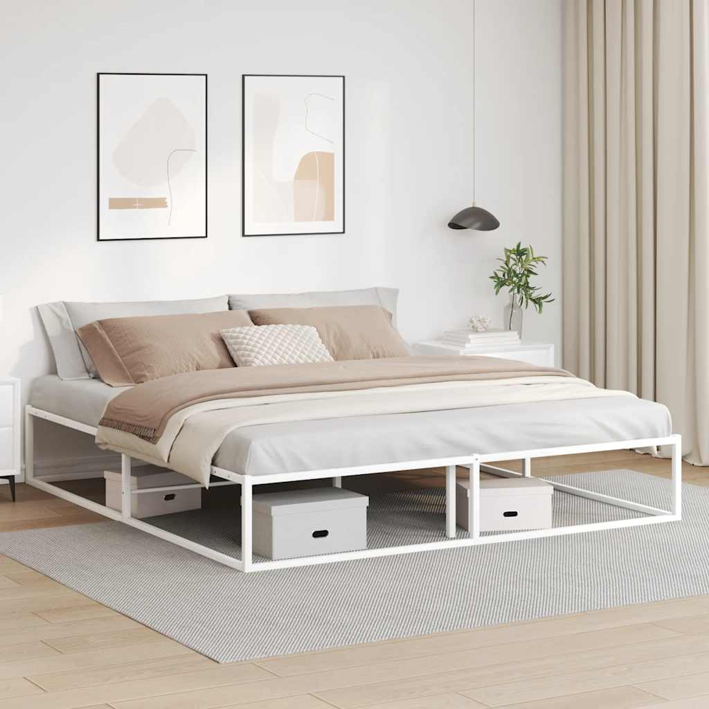 Bedframe zonder matras 180x200 cm wit