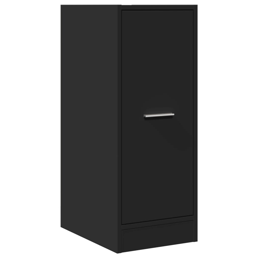 Apothekerskast 30x41x77,5 cm bewerkt hout zwart Opbergkasten & lockerkasten | Creëer jouw Trendy Thuis | Gratis bezorgd & Retour | Trendy.nl