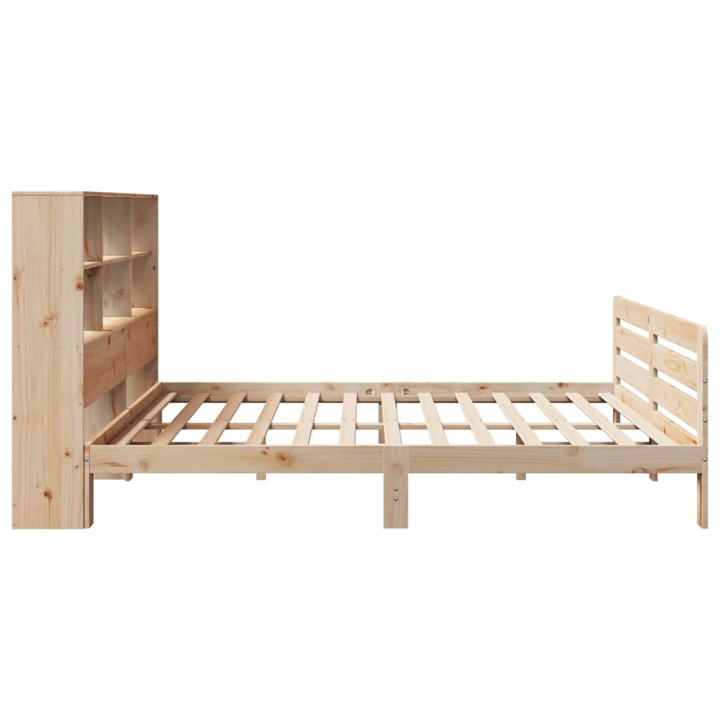 Bedframe zonder matras massief grenenhout 200x200 cm