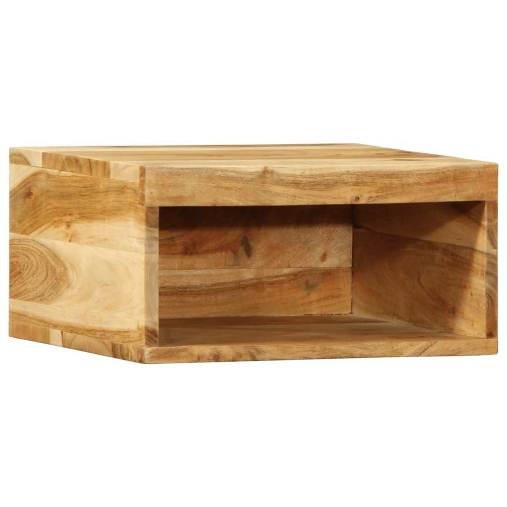 Tv-meubel wandmontage 40x30x19 cm massief acaciahout