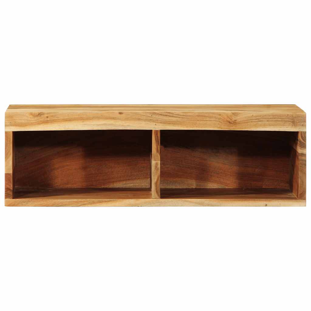 Tv-meubel wandmontage 60x30x19 cm massief acaciahout