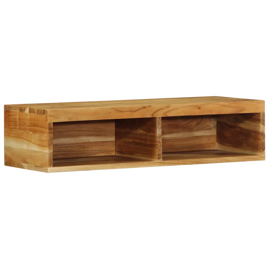 Tv-meubel wandmontage 80x30x19 cm massief acaciahout