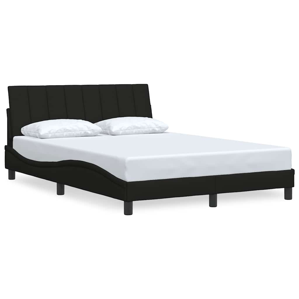 Bedframe zonder matras 120x200 cm stof zwart