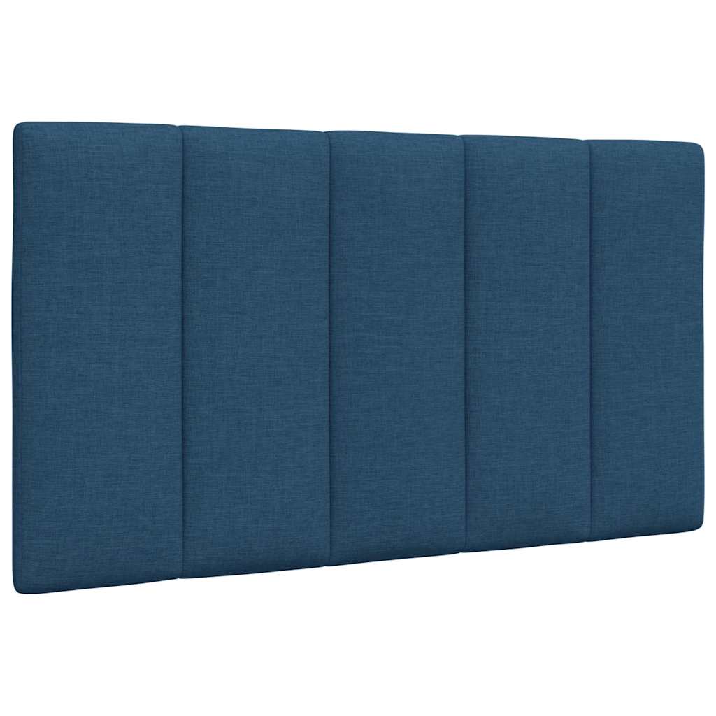 Bed met matras stof blauw 80x200 cm