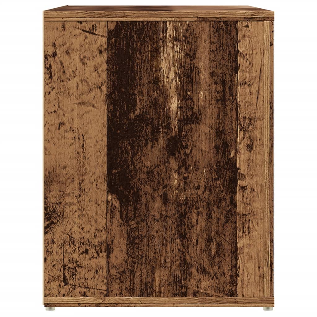 Schoenenbank 100x35x45 cm bewerkt hout oud houtkleurig Schoenenrekken | Creëer jouw Trendy Thuis | Gratis bezorgd & Retour | Trendy.nl