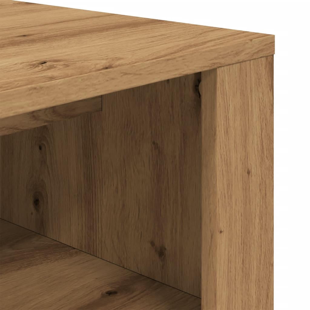 Schoenenbankje 100x35x45 cm bewerkt hout artisanaal eikenkleur Schoenenrekken | Creëer jouw Trendy Thuis | Gratis bezorgd & Retour | Trendy.nl