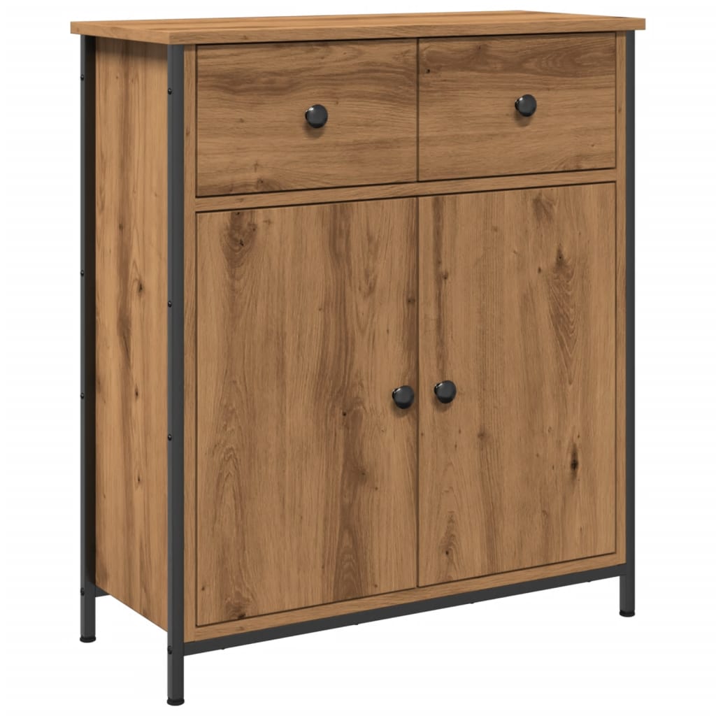 Dressoir 70x41x56 cm bewerkt hout artisan eikenkleurig