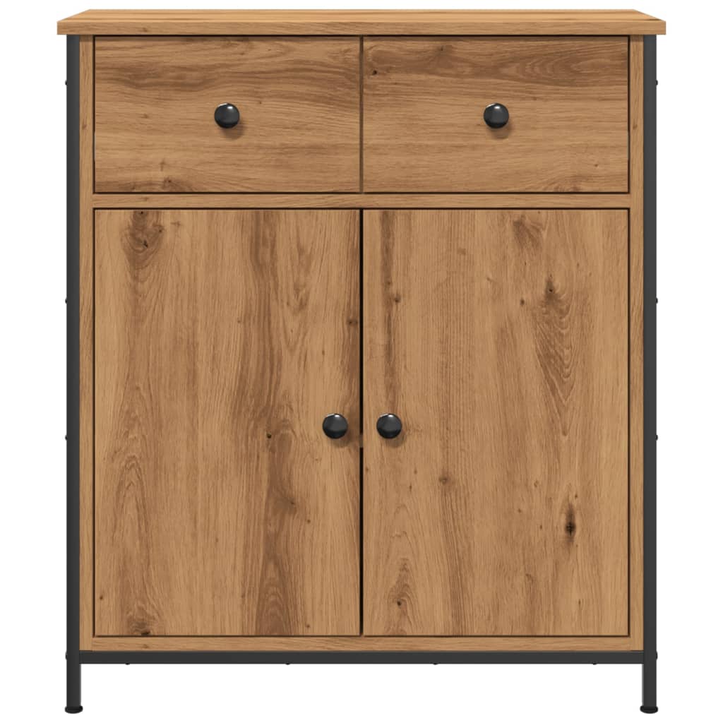 Dressoir 70x41x56 cm bewerkt hout artisan eikenkleurig