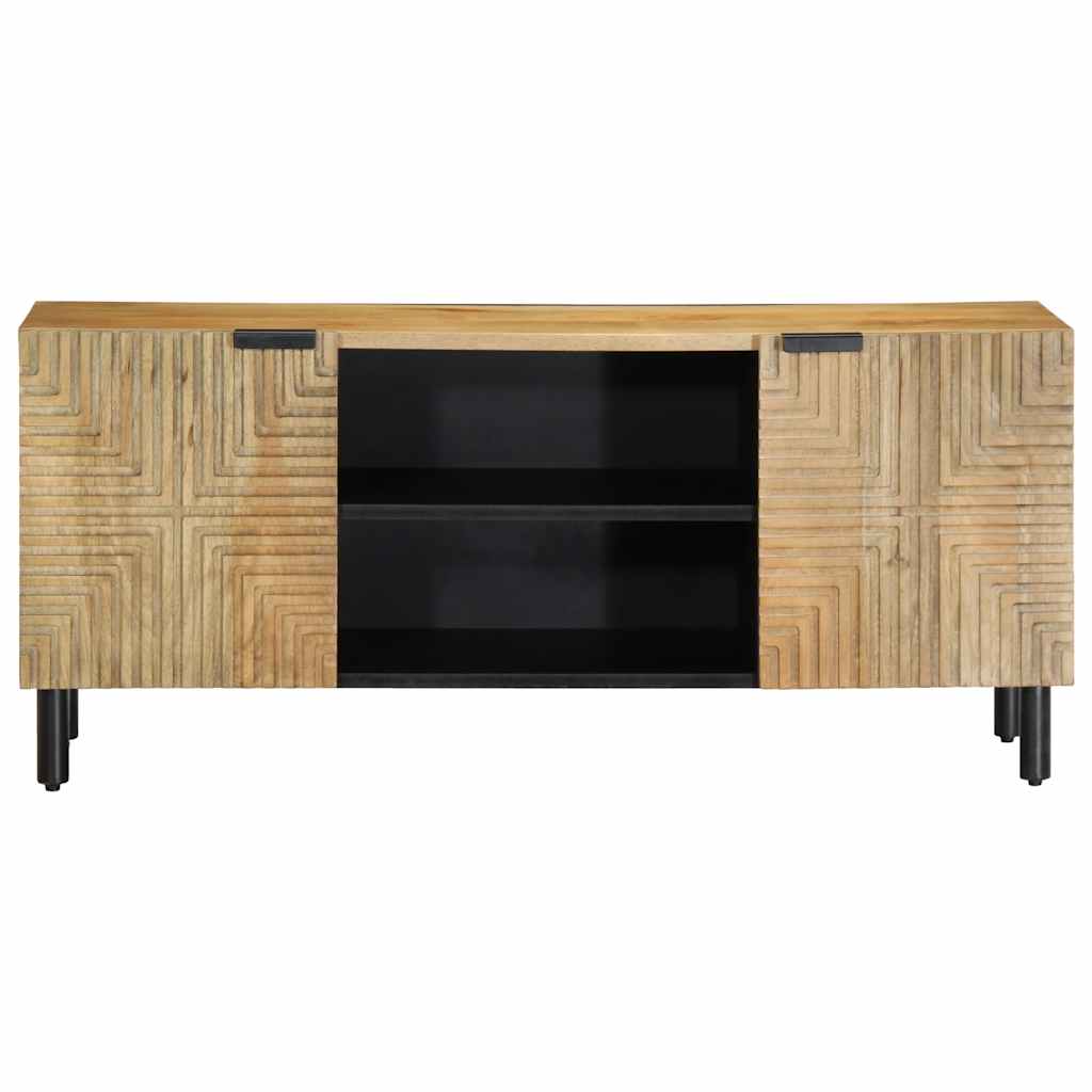 Tv-meubel 105x33x46 cm massief mangohout bruin