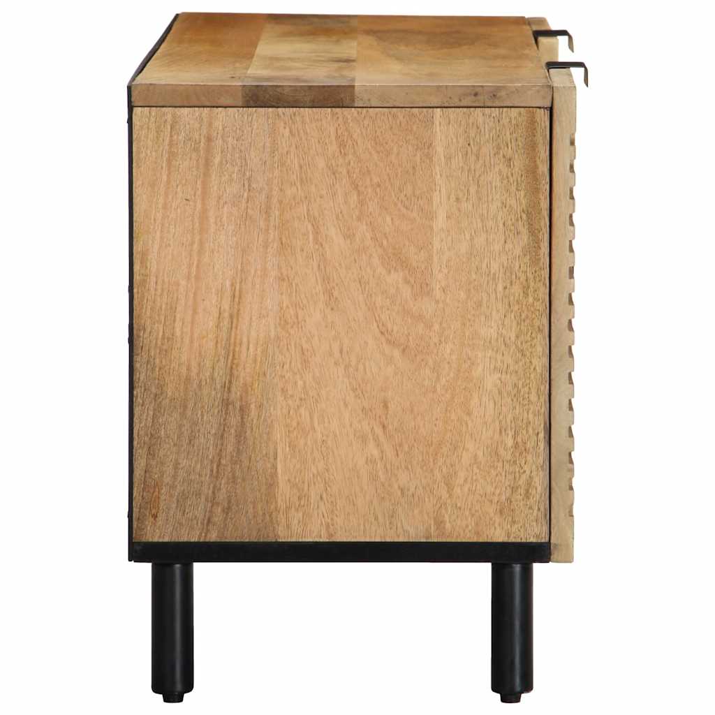 Tv-meubel 105x33x46 cm massief mangohout bruin