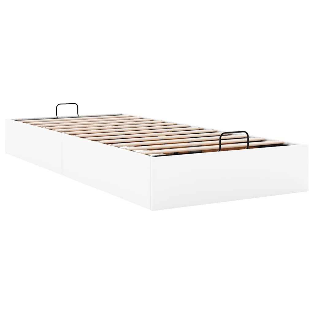 Bedframe zonder matras 80x200 cm kunstleer wit