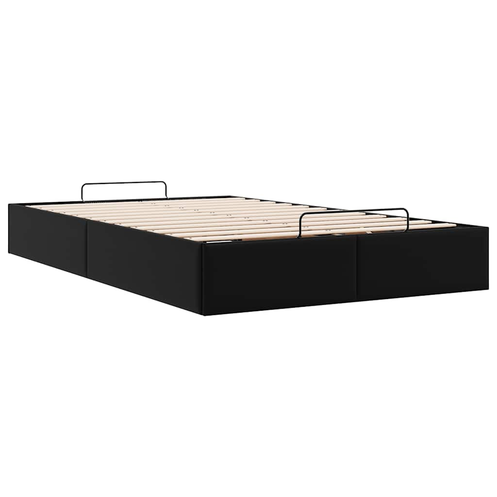 Bedframe zonder matras 120x190 cm kunstleer zwart