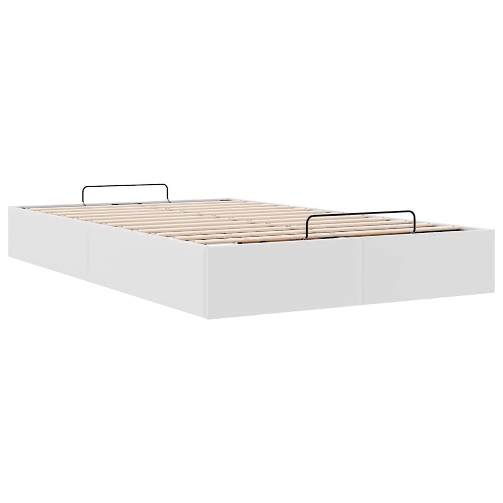 Bedframe zonder matras 120x190 cm kunstleer wit