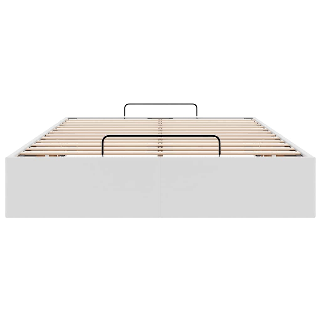 Bedframe zonder matras 120x190 cm kunstleer wit