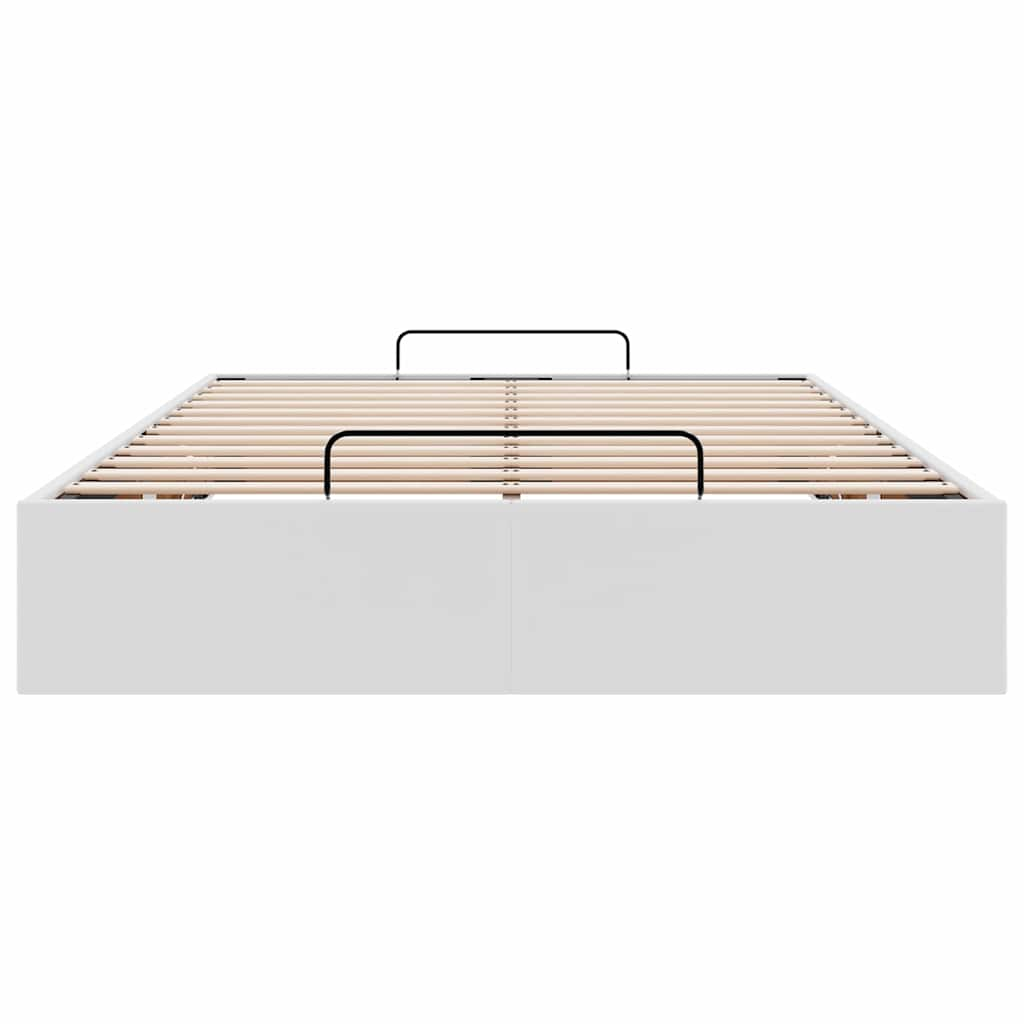 Bedframe zonder matras 120x200 cm kunstleer wit