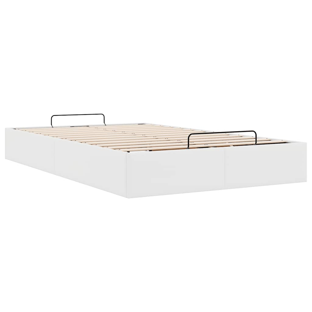 Bedframe zonder matras 120x200 cm kunstleer wit