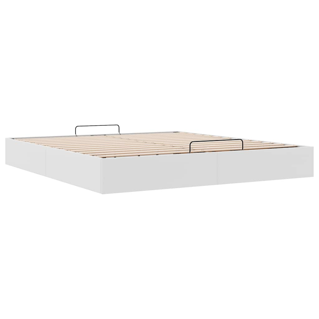 Bedframe zonder matras 160x200 cm kunstleer wit