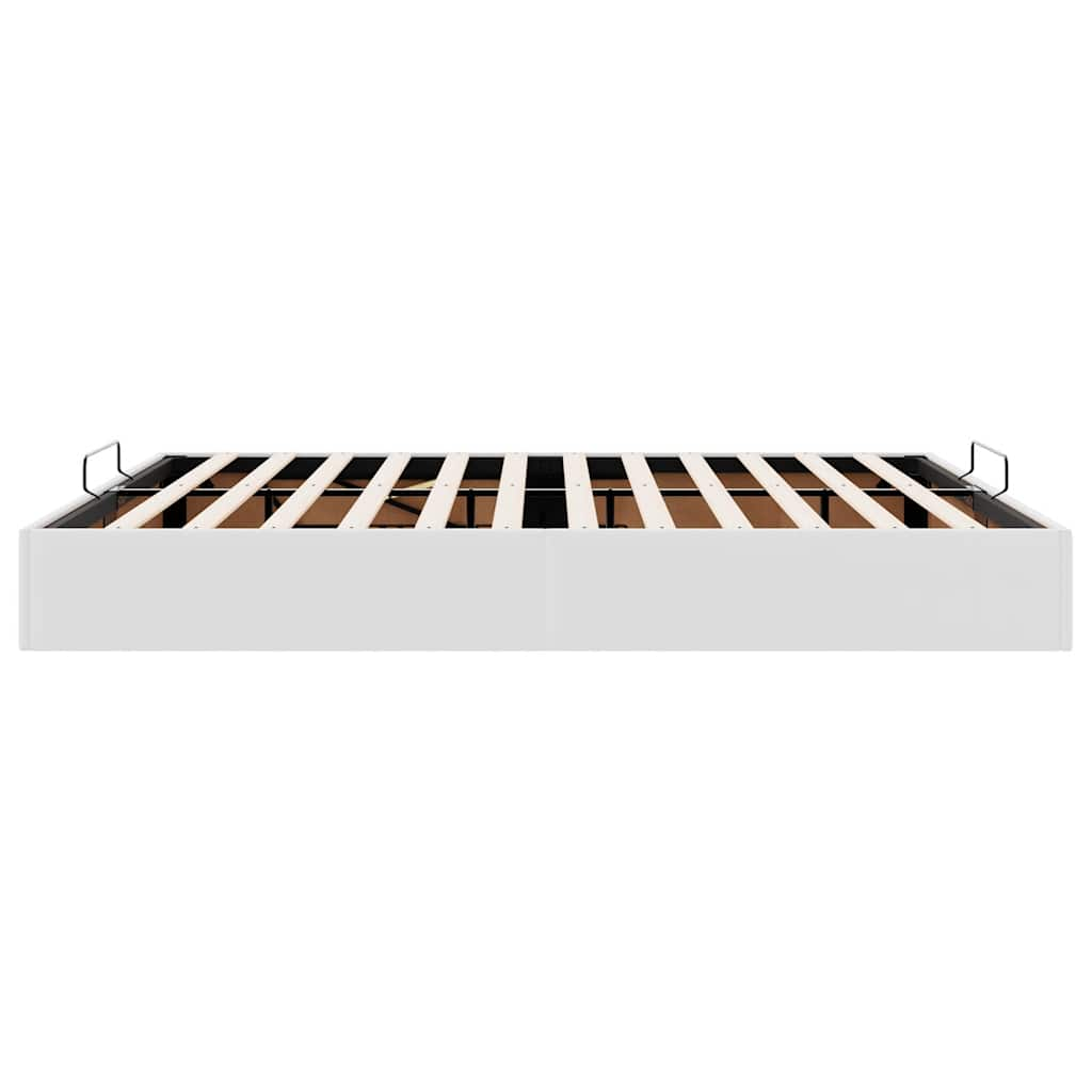 Bedframe zonder matras 160x200 cm kunstleer wit