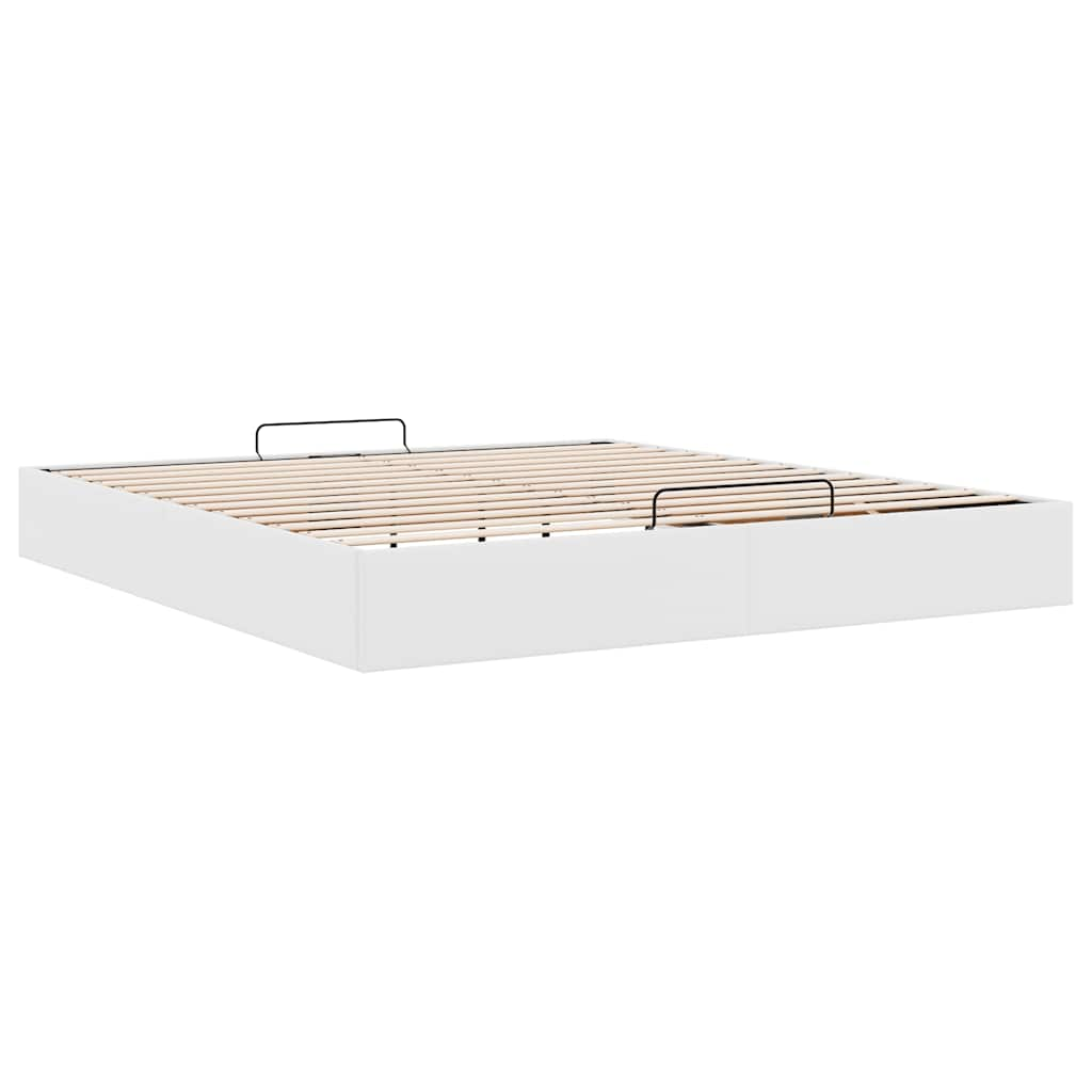 Bedframe zonder matras 160x200 cm kunstleer wit