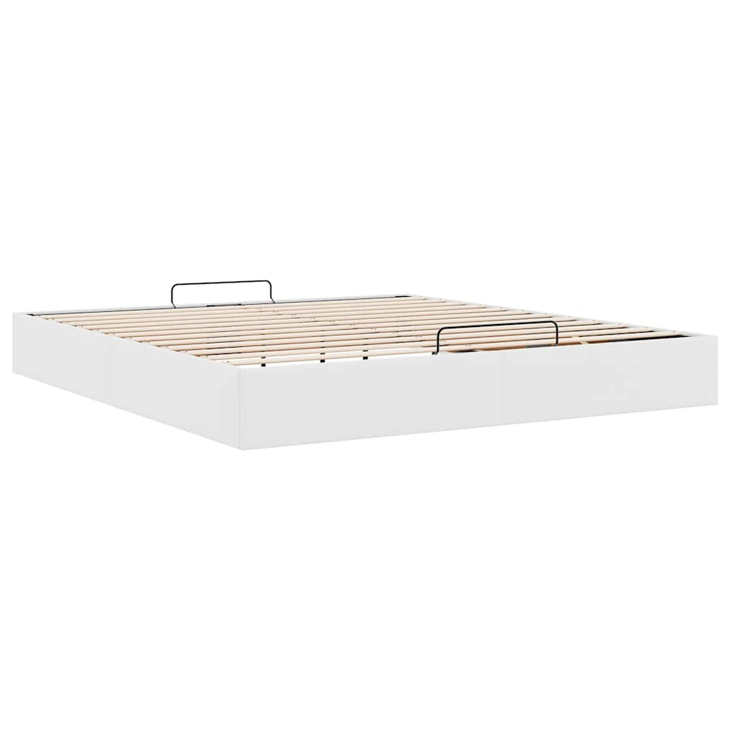 Bedframe zonder matras 180x200 cm kunstleer wit