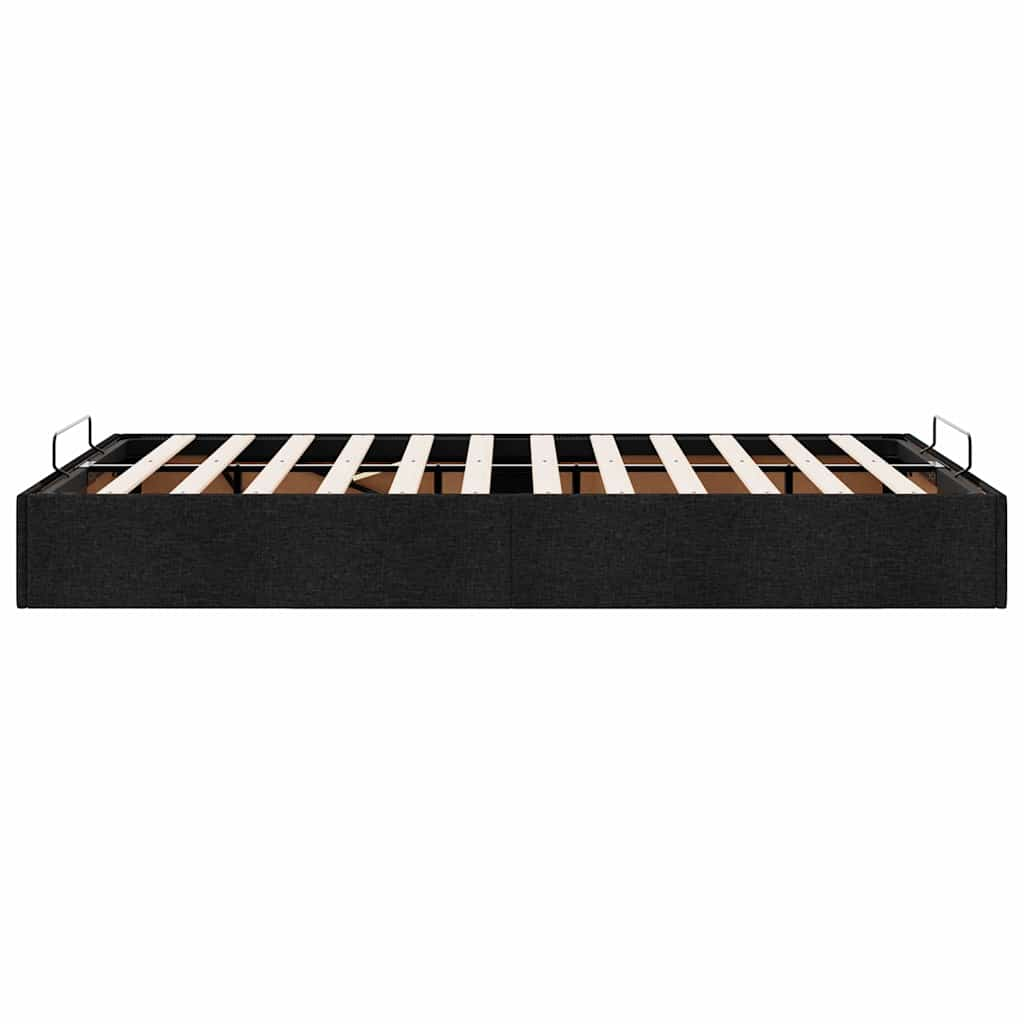 Bedframe zonder matras 120x190 cm stof zwart