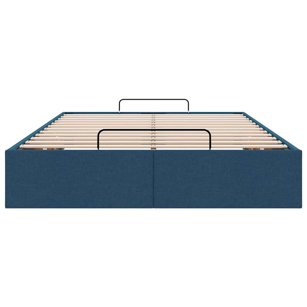 Bedframe zonder matras 120x190 cm stof blauw