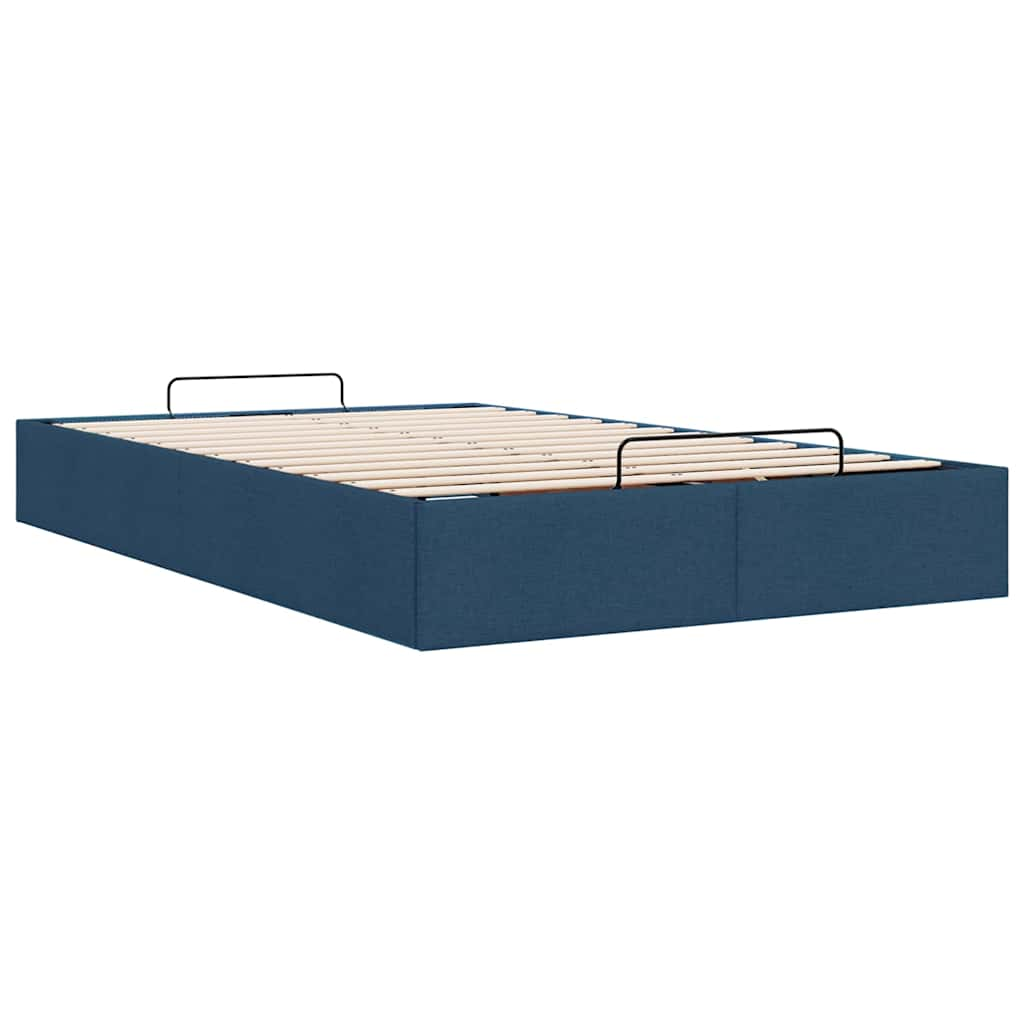 Bedframe zonder matras 120x190 cm stof blauw