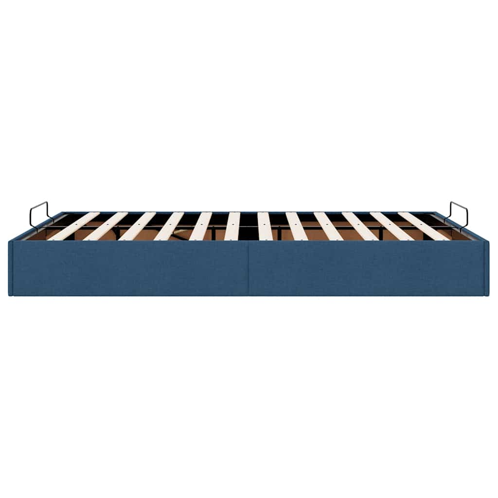 Bedframe zonder matras 140x190 cm stof blauw