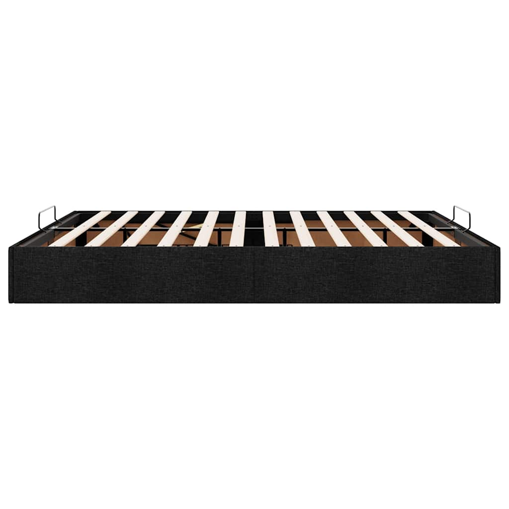 Bedframe zonder matras 160x200 cm stof zwart