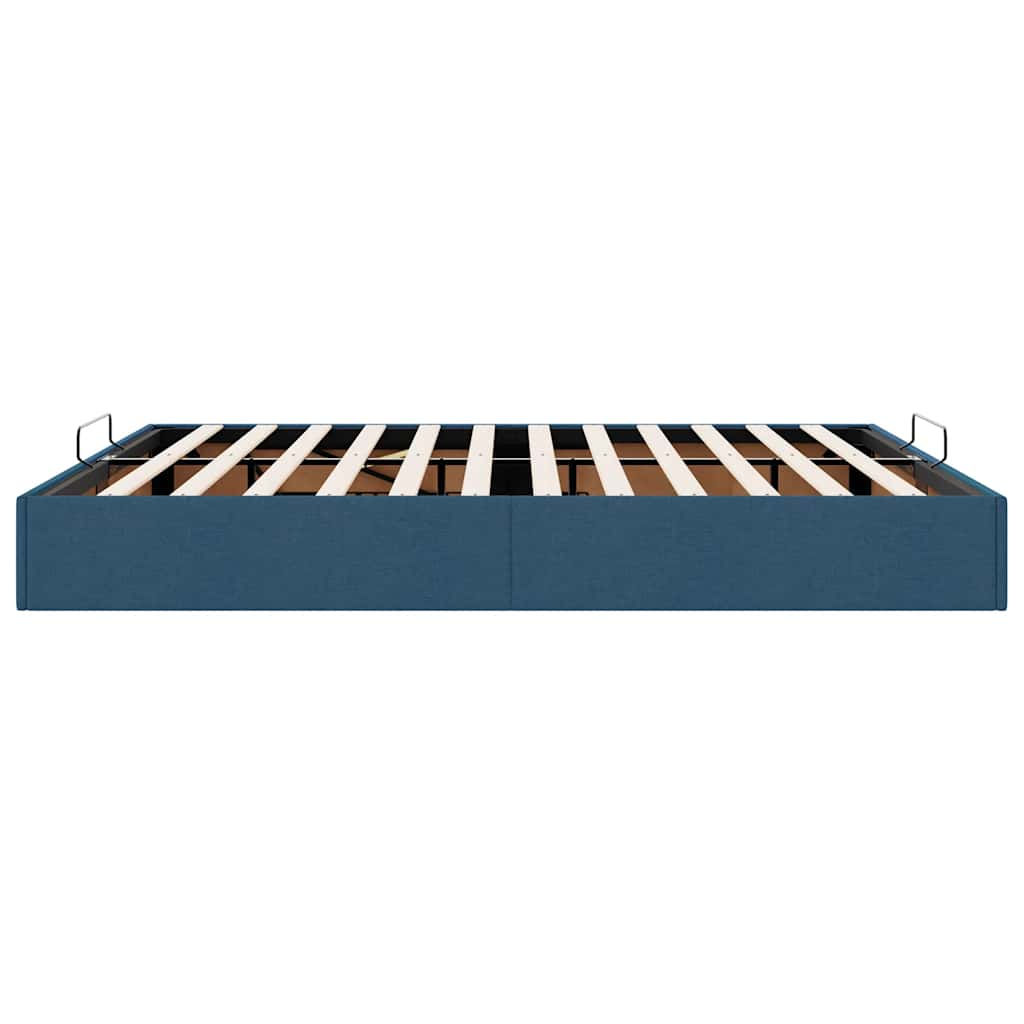 Bedframe zonder matras 160x200 cm stof blauw