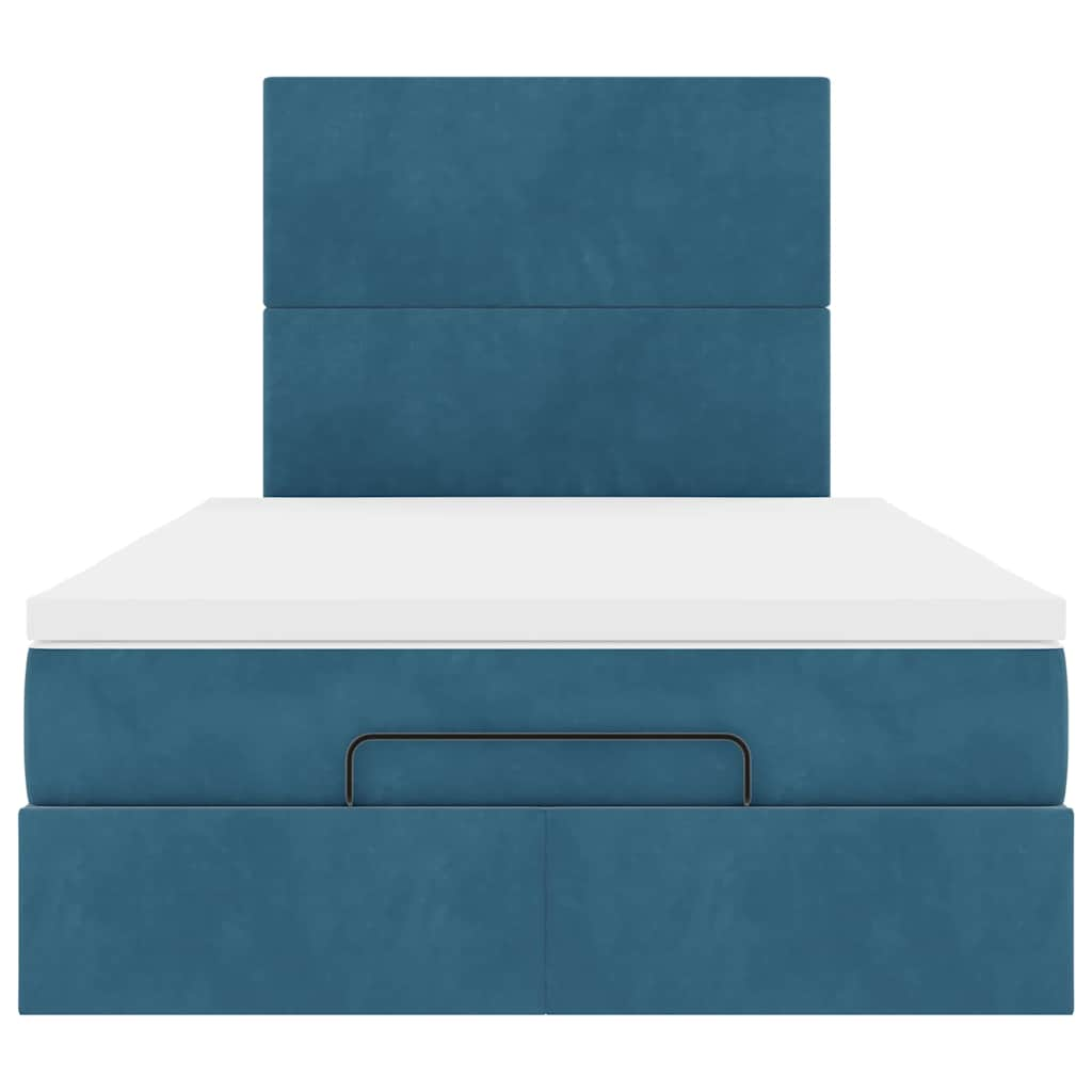 Ottoman bed met matrassen en LED's 120x190cm fluweel