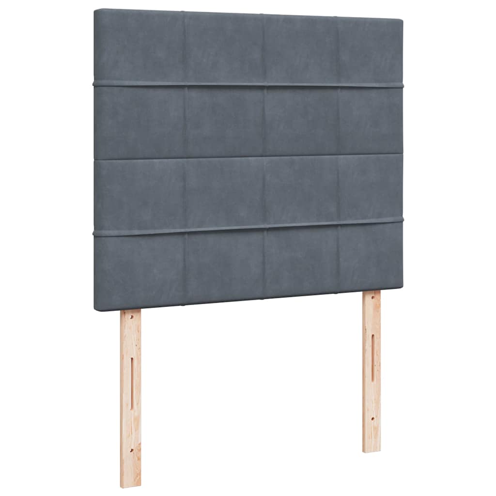 Ottoman bed met matrassen en LED's 120x190cm fluweel