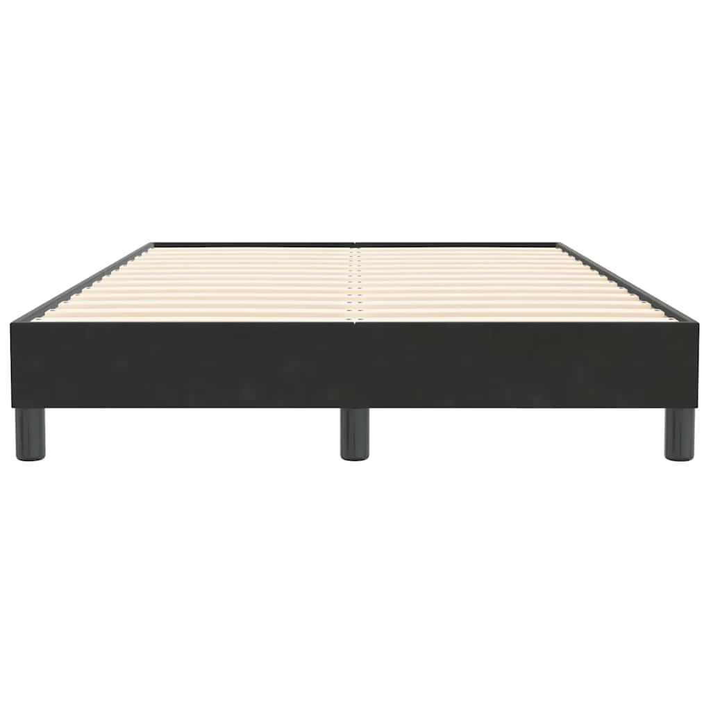 Bedframe zonder matras 120x210 cm fluweel zwart