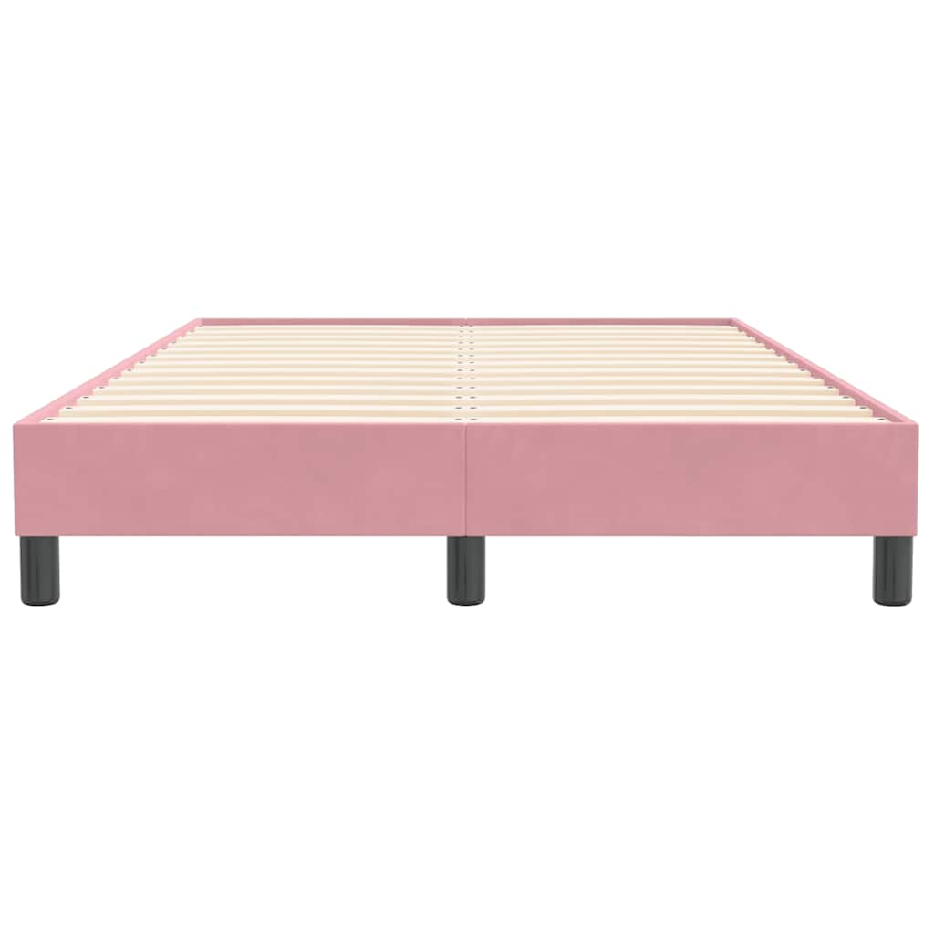 Bedframe zonder matras 120x210 cm fluweel roze