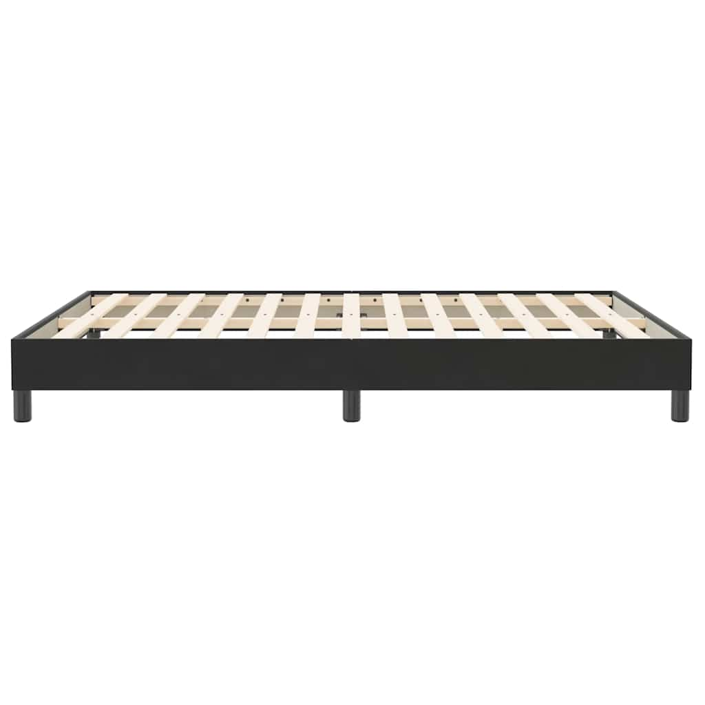 Bedframe zonder matras 140x210 cm fluweel zwart