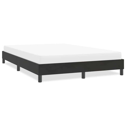 Bedframe zonder matras 140x210 cm fluweel zwart