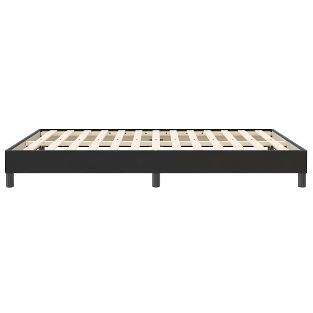 Bedframe zonder matras 160x210 cm fluweel zwart