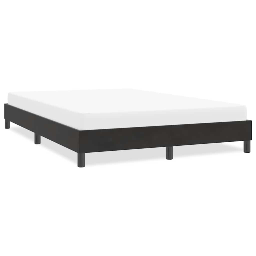 Bedframe zonder matras 160x210 cm fluweel zwart