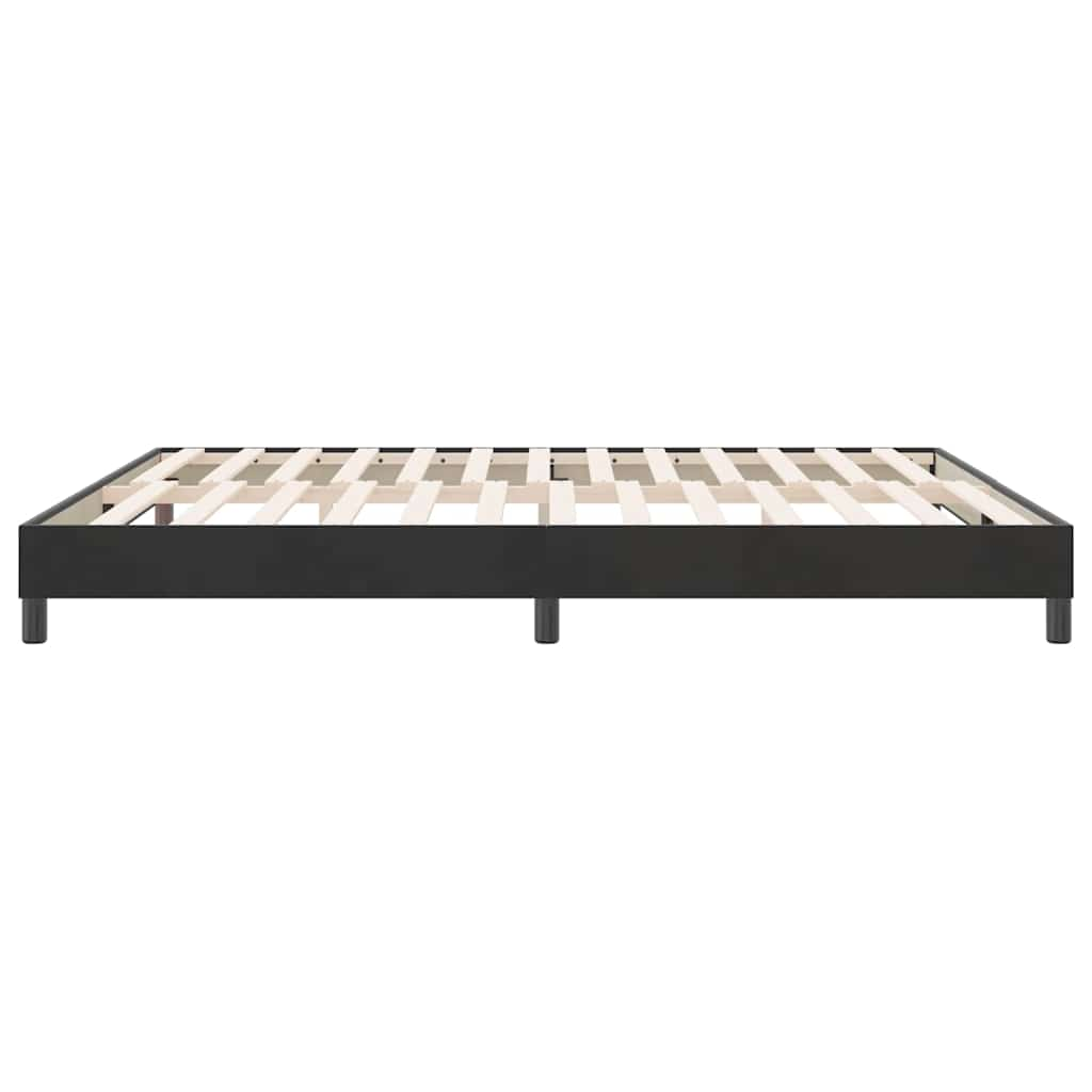 Bedframe zonder matras 180x210 cm fluweel zwart