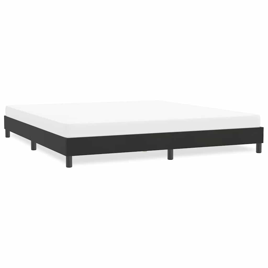 Bedframe zonder matras 180x210 cm fluweel zwart