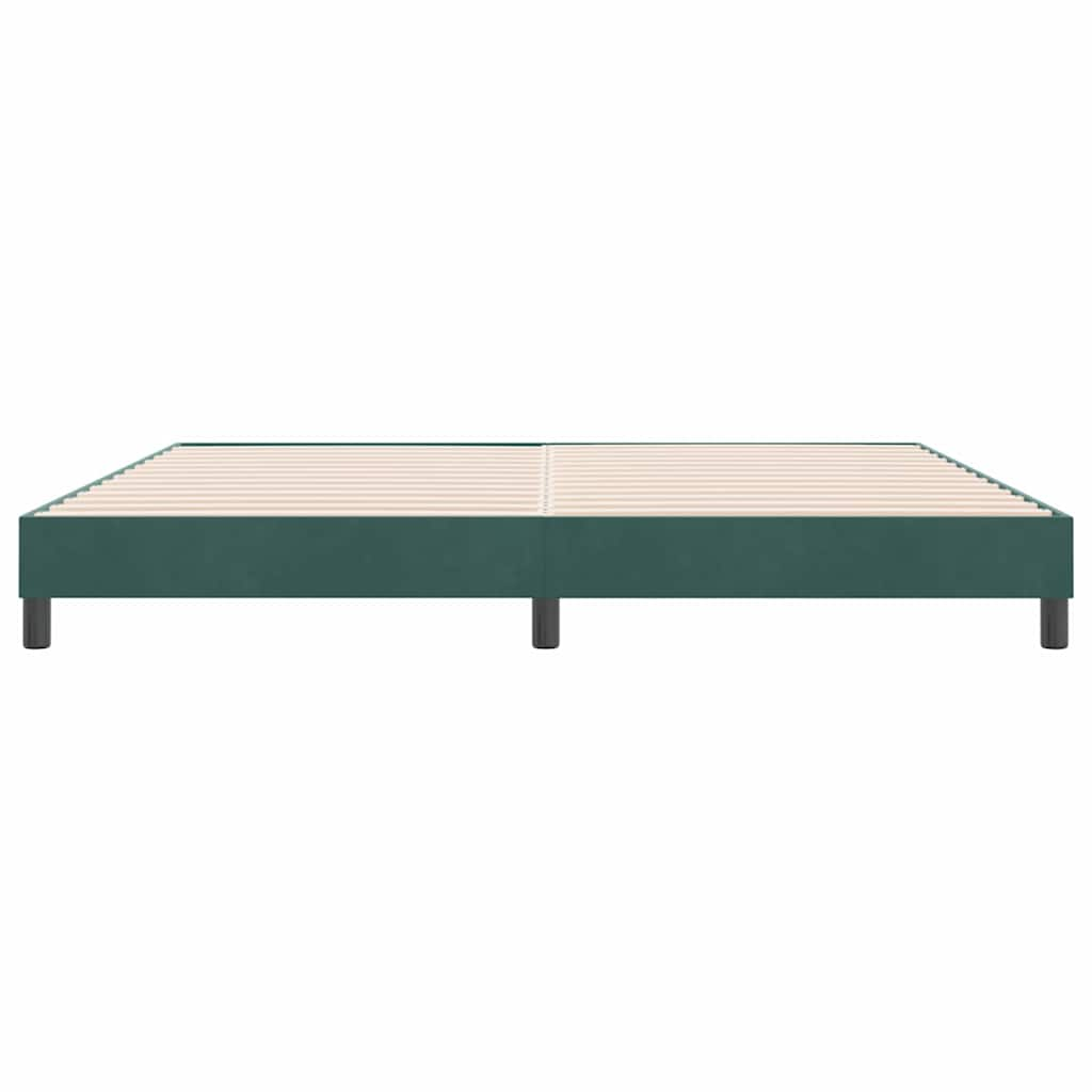 Bedframe zonder matras 180x210 cm fluweel donkergroen