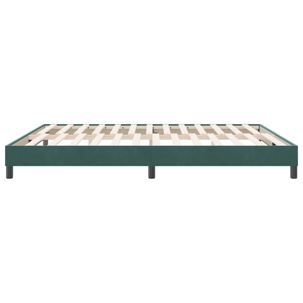 Bedframe zonder matras 180x210 cm fluweel donkergroen