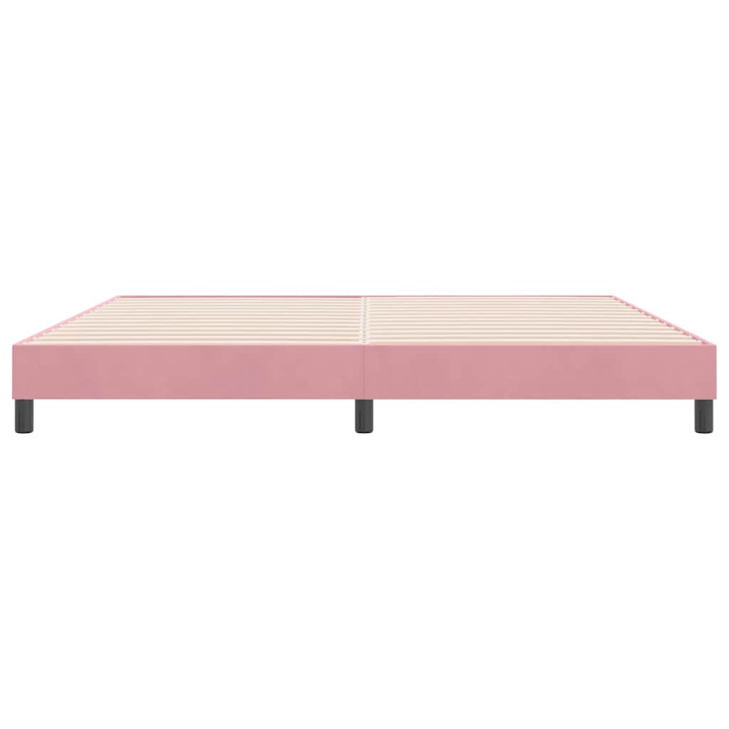 Bedframe zonder matras 180x210 cm fluweel roze