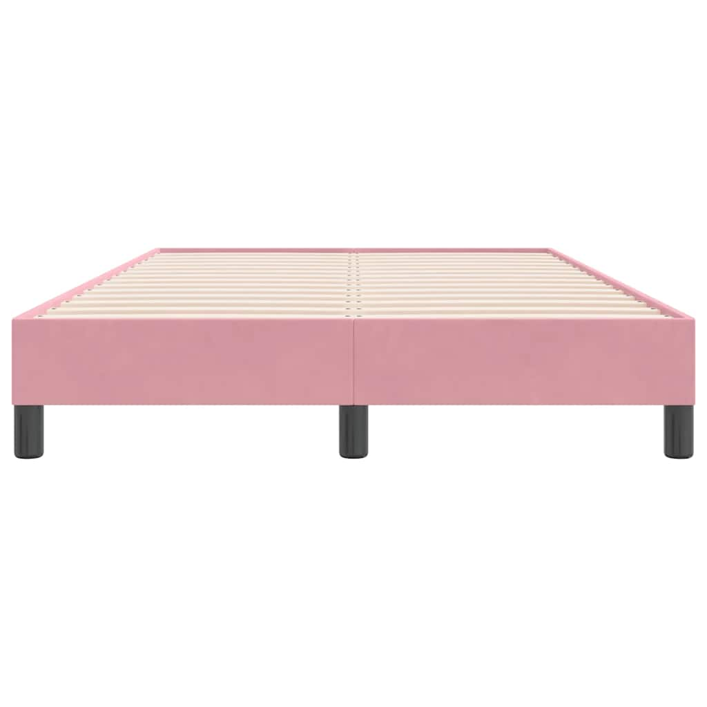 Bedframe zonder matras 120x220 cm fluweel roze