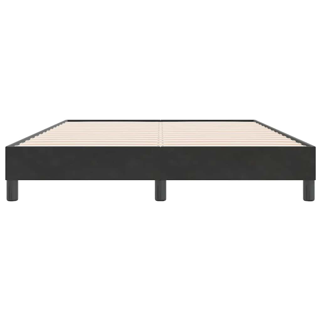 Bedframe zonder matras 140x220 cm fluweel zwart