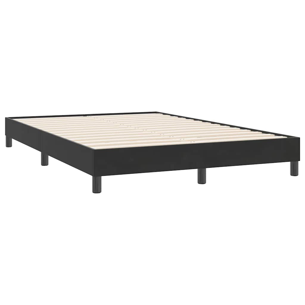 Bedframe zonder matras 160x220 cm fluweel zwart