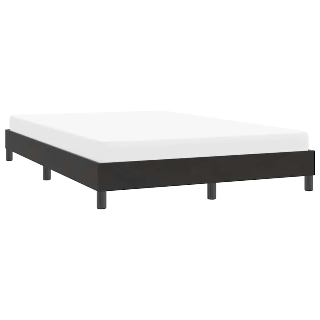 Bedframe zonder matras 160x220 cm fluweel zwart