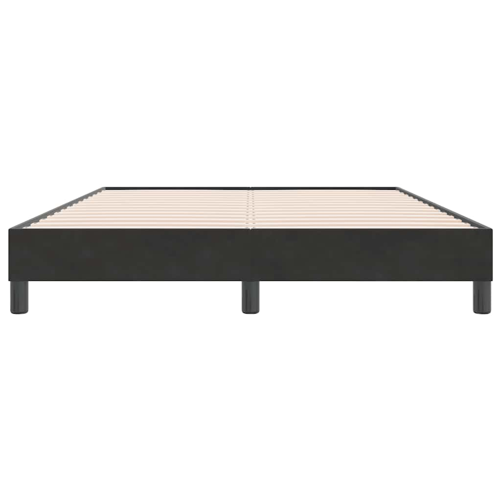 Bedframe zonder matras 160x220 cm fluweel zwart